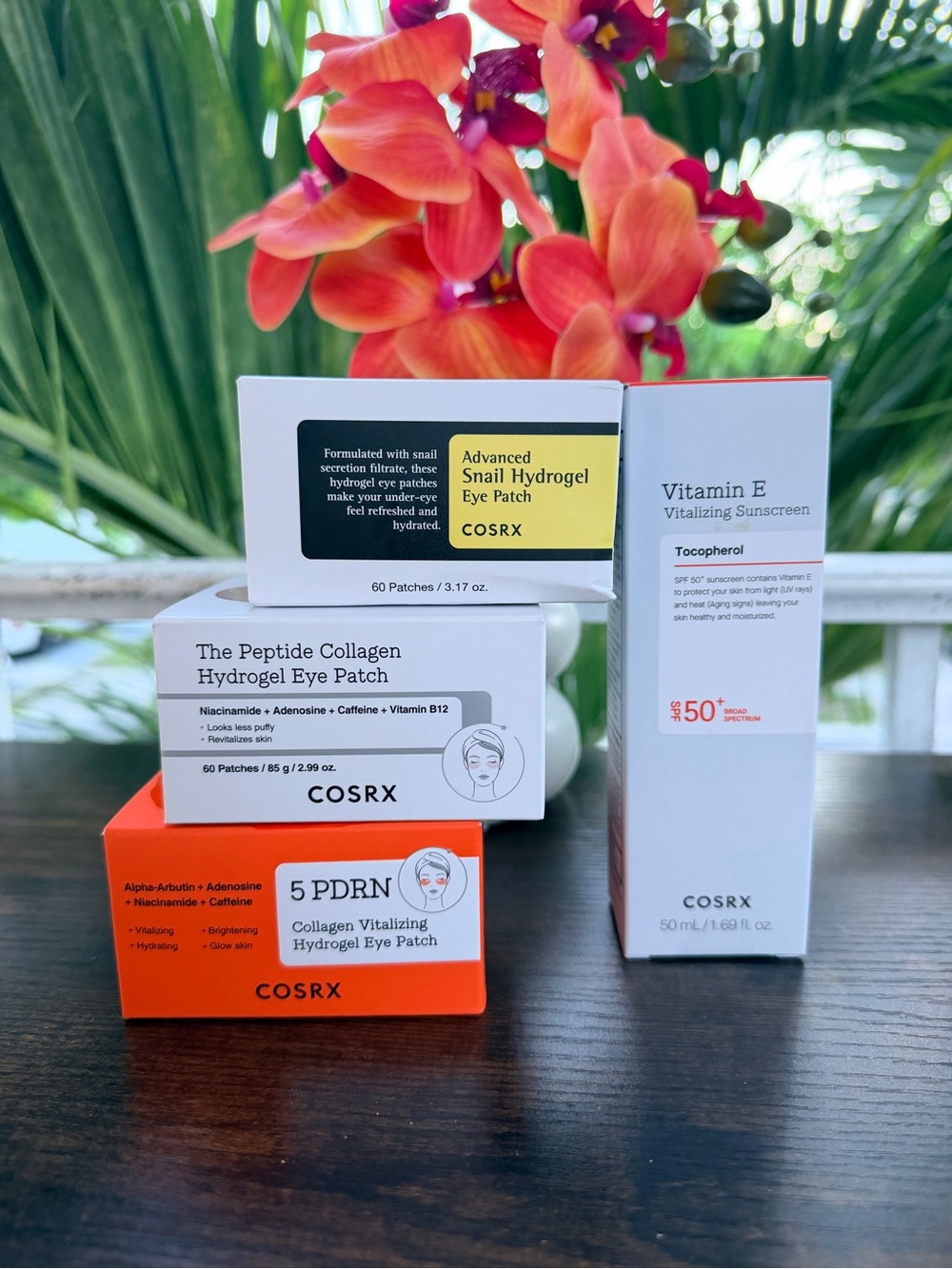 COSRX Set of 3 Hydrogel Eye Patches + SPF 50 Sunscreen